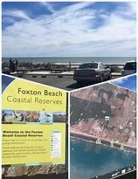 Relaxed Beach Retreat, Mod Family Friendly Bach Foxton Beach ภายนอก รูปภาพ